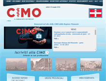 Tablet Screenshot of cimopiemonte.it